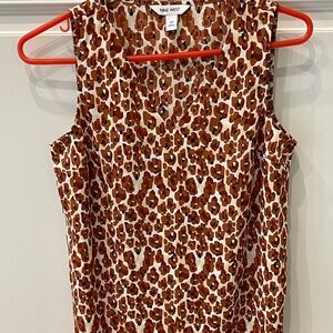Nine West Lepard Print top